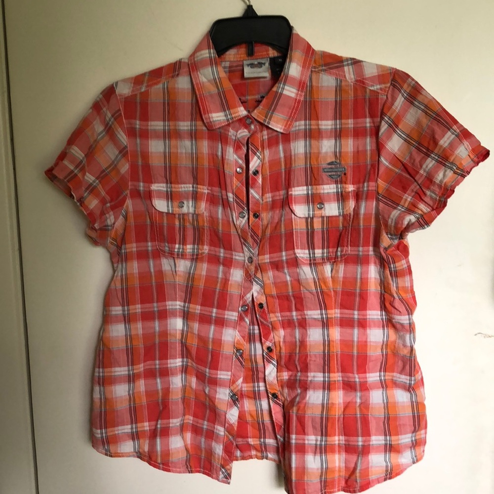 Harley Davidson Button Down Short Sleeve